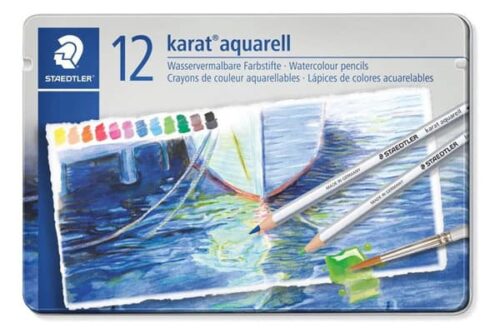 カラトアクェレル水彩色鉛筆 12色セット