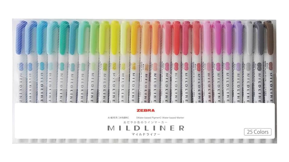 マイルドライナー 25色セット