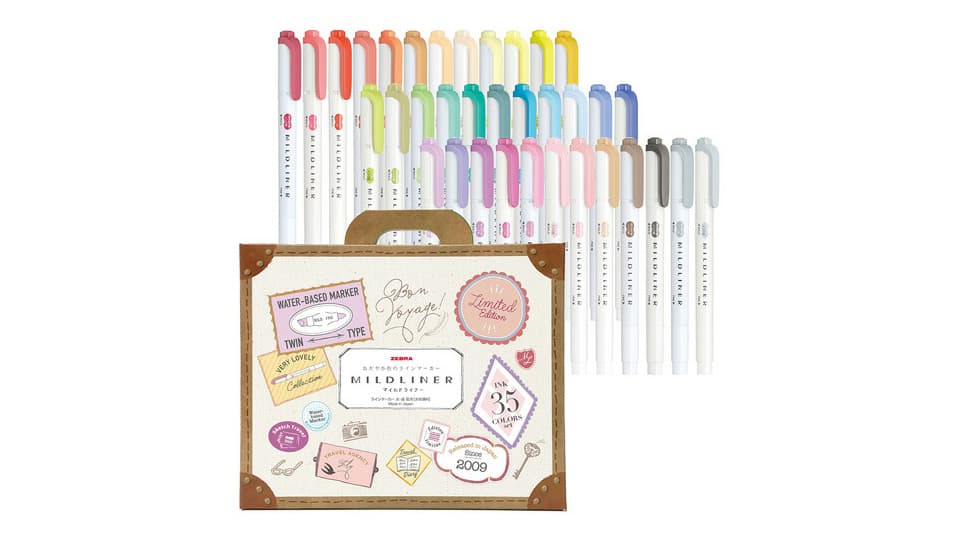 マイルドライナー 35色セット-BOX